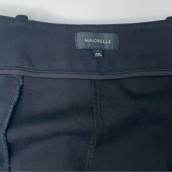 MAJORELLE Burnett High Rise Pant In Black Size S - Picture 6 of 11